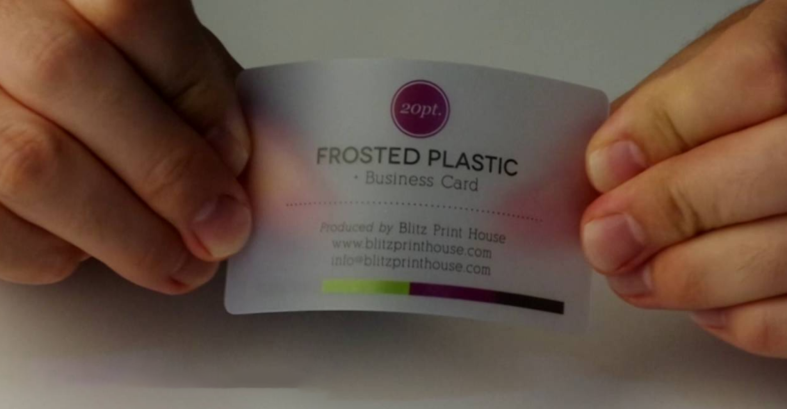 frosted vs glossy vs matte plastic cards