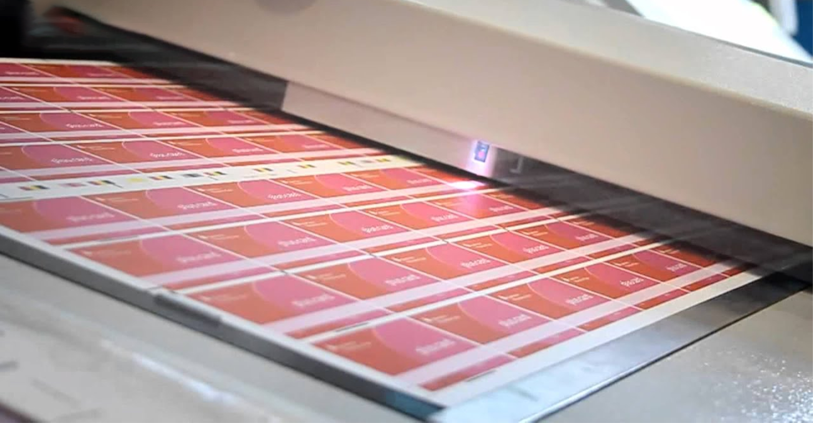 plastic business cards printing process