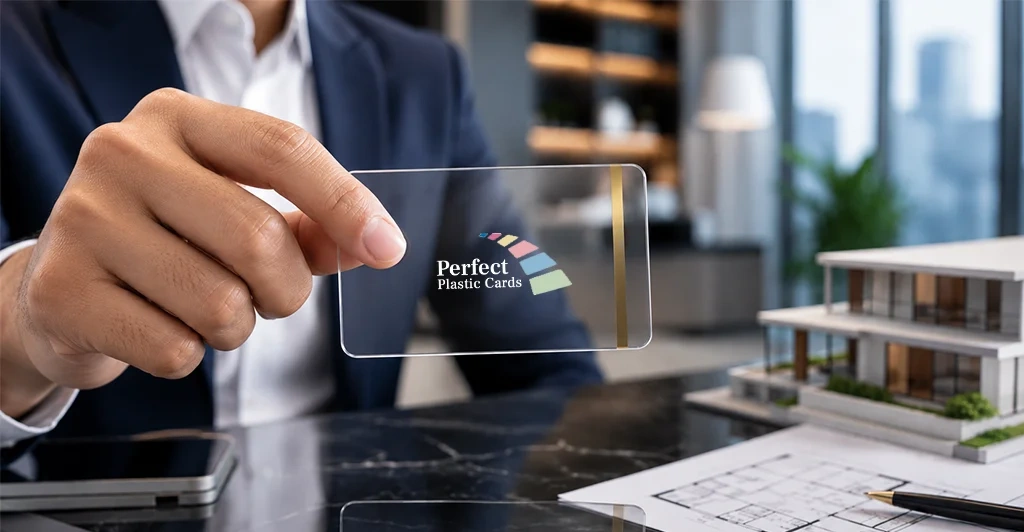 transparent business cards blog banner