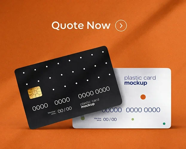 plastic card mockup design