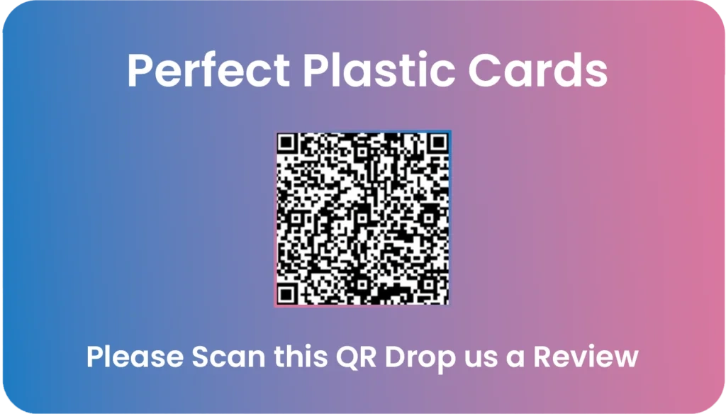 qr perfect plastic cards